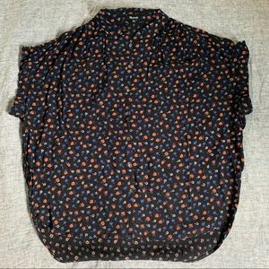 Madewell floral central shirt